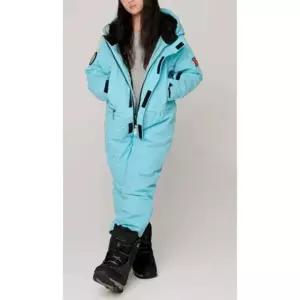 청소년 스키복 보드복 일체형 형광 눈썰매 스키점퍼 초등학생