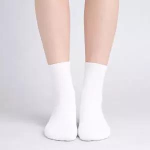 [모든GO]여성용 중목 면양말 10켤레 세트 데일리 출근 학생 흰양말