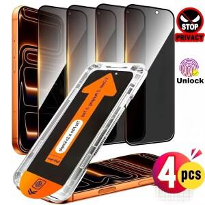 1-4개 프라이버시 보호 간편 설치 스크린 보호필름 삼성 호환 S25  S26 엣지 S24 S23 플러스 S22 S21 안티