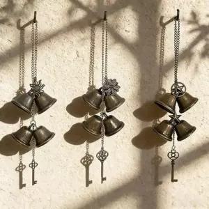 풍수 인테리어 도어벨 집들이 선물 풍경 현관종 장식 소품 WFLOPEO