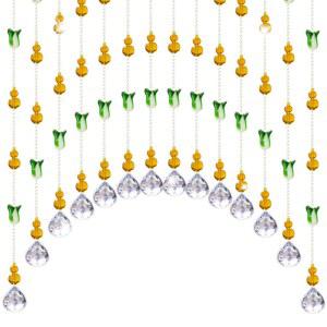 Hulu 양배추 크리스탈 비드 통로 그물 욕실 문발 거실 파티션 분리커튼 장식 중국집