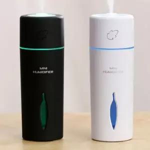 개인 책상 미니가습기 LED USB 초음파 휴대용 차량용