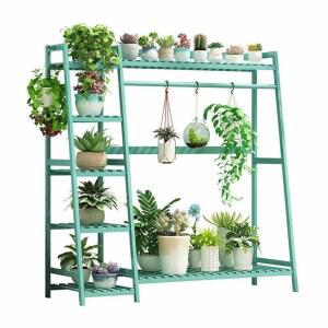 화분선반대 수납 발코니 거실 이동식 3겹 착지식 다이 베란다 4단 간이 화분걸이 다층