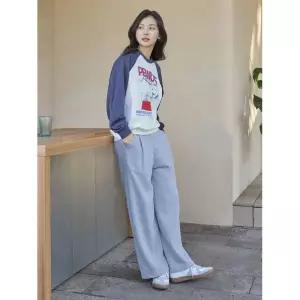 매장정품 TOPTEN 탑텐 여성 소프트 테리 턱 와이드 스웨트팬츠_MSG5PT2903 MSG5PT2903 947850