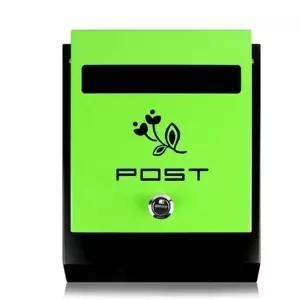 가정집 LED196T3 펜션 개인 사물함 벽걸이 편지함 우체통 그린