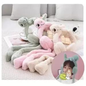 겨울귀마개 공룡 귀돌이 움직이는귀마개 방한귀마개 WFLO4Z9