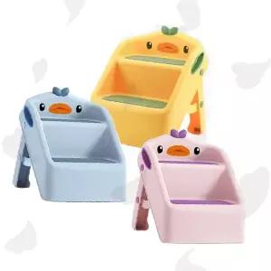 발판 오리 캐릭터 접이식 이단 디딤대 아기 세면대 화장실 보조 스텝