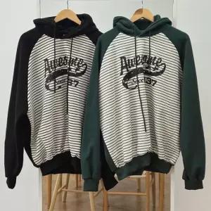 빅사이즈티 V982L601 어썸단가라박시후드티 GB