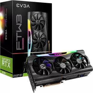 EVGA GeForce RTX 3090 FTW3 울트라 게이밍 24GB GDDR6X 10496 CUDA 코어 1800MHz 부스트 클럭 3배 팬 ARGB