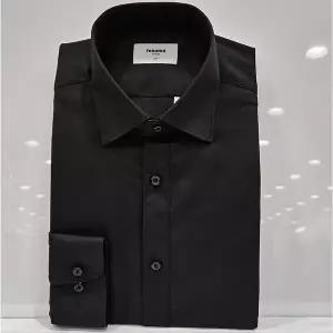 [레노마]슬림핏/뱀부 폴리 스판 트윌 긴소매 와이셔츠 RQSSL0508 BK_US