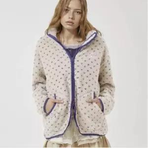 후아유 여성 도트 패턴 후리스 자켓 (WHMZF4V61F)