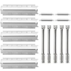 Charbroil 463230515, 463230512, 463230513, 463230514, 463239915, 463230511 모델용 그릴 교체 부품, 스테인리스 열판 텐트 실드, 파이프 버너 튜브 및 크로스오버 튜브.