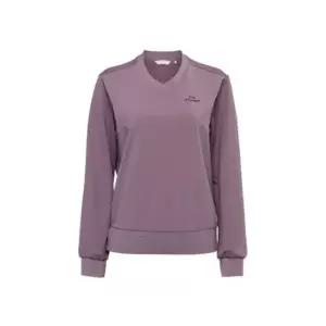 아이더 WEATHER FLEX (웨더 플렉스) 여성 리드 V넥 티셔츠_COPPER BROWN DWU252245E 282697