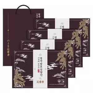 신정애 명작 발효 침향단 60환 x 4박스 + 쇼핑백