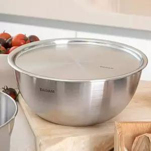 퀸센스 XFQ871P3 스텐 믹싱볼 뚜껑 샐러드볼 과일 야채 보울 6P