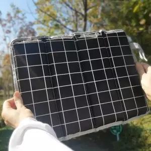 접이식 간이 휴대 체크 여행 용 블랙 야외 방석 WFLPLPL