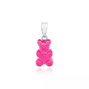 크리스탈헤이즈 노스텔지아 베어 클래식 롤리팝 실버 펜던트 참
