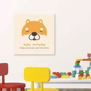 ( IUV748N5 출고옵션 - 25X40cm ) 아이방 캔버스액자 시바 도리