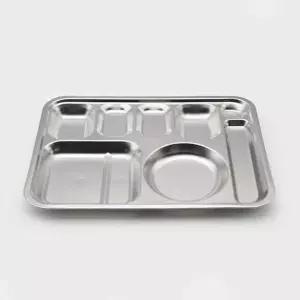 천성 395VDU36 식판 성인 단체 급식 배식판 급식판 4찬 41cm