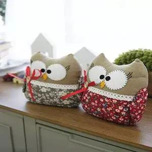 귀요미 OEW651S5 부엉이 티브 꽃부엉이 인형 2size