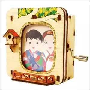 DIY TZL157A3 조립 오르골액자 숲