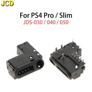 PS4 JDM-010/011/010 용 JCD 1PCS Pro Slim JDS-030/040/050 컨트롤러 3.5mm 헤드폰 이어폰 잭 포트 소켓