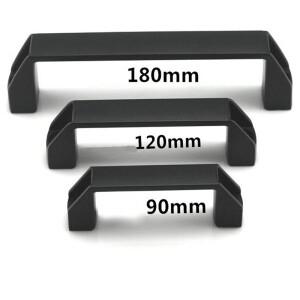 주방 캐비닛은 간결한 검은 옷장 문 손잡이 상자 도구 가방 장비  서랍 처리합니다