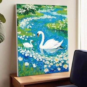 DIY 명화그리기 유화그리기 대형 액자 초상화 qz35 5 DIY 30x40cm