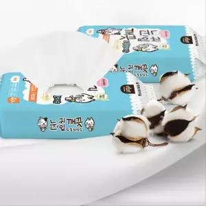 수술고양이 순면감촉 눈꼽 귀 세정티슈3P 아기길냥이 동물보호소