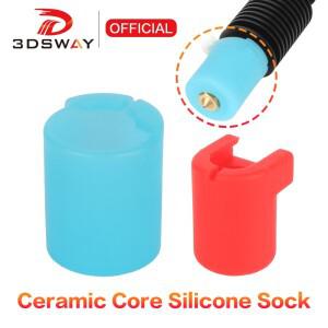 3DSWAY 3D 프린터 부품 세라믹 코어 가열 블록 실리콘 양말 CH-C 커버 V6 화산 핫 엔드 슬리브 보호대