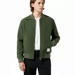 톰브라운 울 플리스 봄버 재킷 점퍼