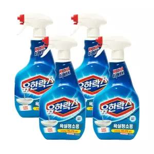 유한락스 욕실청소용600mlx4개 욕실 화장실청소URA4 2252869 J