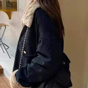 스타일리쉬 재킷 포근한 안감퍼 데님 따뜻하고 청자켓 소재