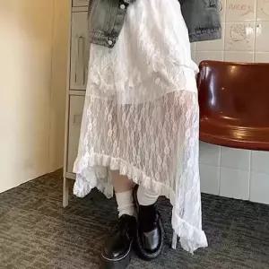 러블리혜 러블리혜 롱스커트 레이스스커트 치마