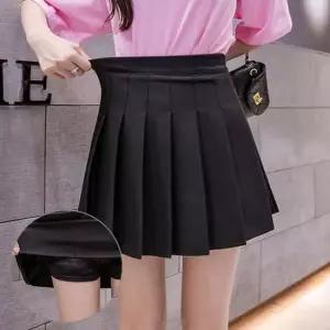 여성 속바지 내장 A라인 테니스 스커트 1P 밴딩 플리츠 스커트