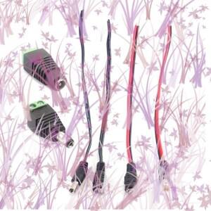 12V DC Power Supply Jack Male Female Plug Connector Wire Adapter Cable for CCTV Camera LED Strip Lig