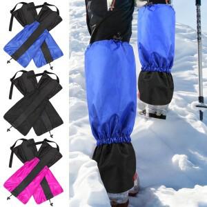 성인  용 야외 스키 스노우 커버 하이킹 등산 스포츠 사이클링 방설 방사 방지 레깅스 신발 다리