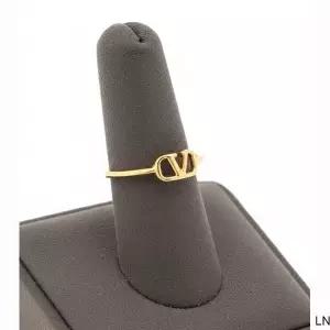 발렌티노 25FW V 로고 시그니처 메탈 반지