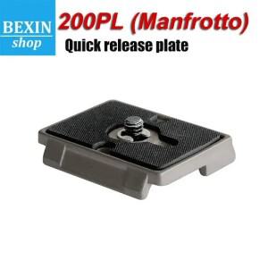 Manfrotto 특수 어댑터 포함 퀵 릴리스 플레이트 323 460MG468RC486RC2 DSLR 카메라 삼각대 볼 헤드용 200P