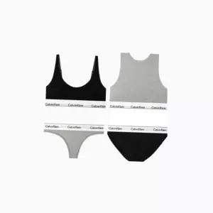 [Calvin Klein]UNDERWEAR 다니엘 CK 여성 모던 코튼 브라렛팬티 세트 8종 택1 QF7586QF7626F3787F3786 6...