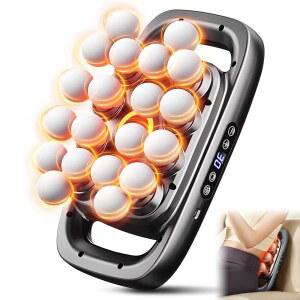 20 마사지 건 3가지 모드와 30가지 강도의 딥 티슈 퍼커션 백 마사지기 조용한 근육 등 목 어깨 다리 허리 몸통용 휴대용