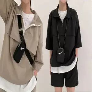 편한 반바지 세트 여름 데일리 여자 반목 아노락 반팔 WFLQ8EB