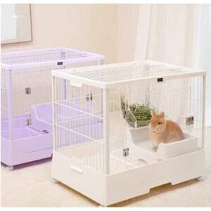 토끼 케이지 실내 와이어형 고양이 화이트 닭장 전용 토끼집