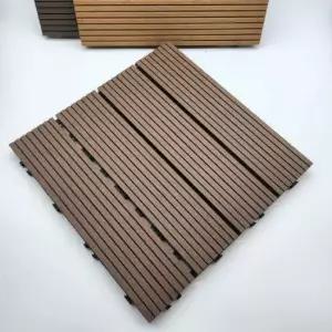 우드st 조립식 바닥 데크타일 초코브라운