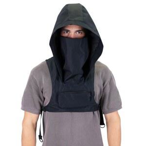 사이버펑크 의류 후드 유틸리티 탑 조끼 펑크 고스 마스크 방수 페스티벌 의상 테크웨어 다크 체스트 리그