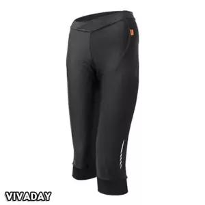 무배당출 큐 MC-A298 여성용 블랙 7부 패드바지