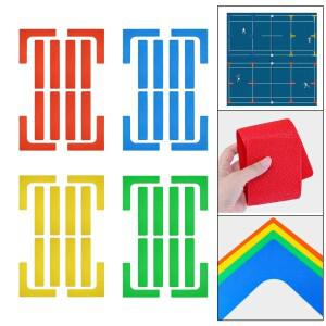 피클 볼 코트 마커 던지기 성인 배드민턴 표시기 테니스 야외 스포츠 축구