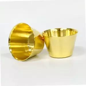 선물세트용 금도금 황금골드 막걸리잔세트2P