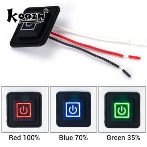 실리콘 단추 스위치 가열 조끼 바지 장갑  전기 허리띠  DIY 온도 조절기  가오저항 3.7 ~ 12V