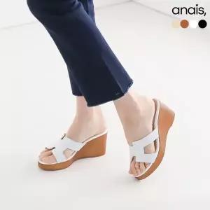[아나이스] 국산 라인 웨지힐 뮬슬리퍼 7.5cm_26S007 [무료배송]